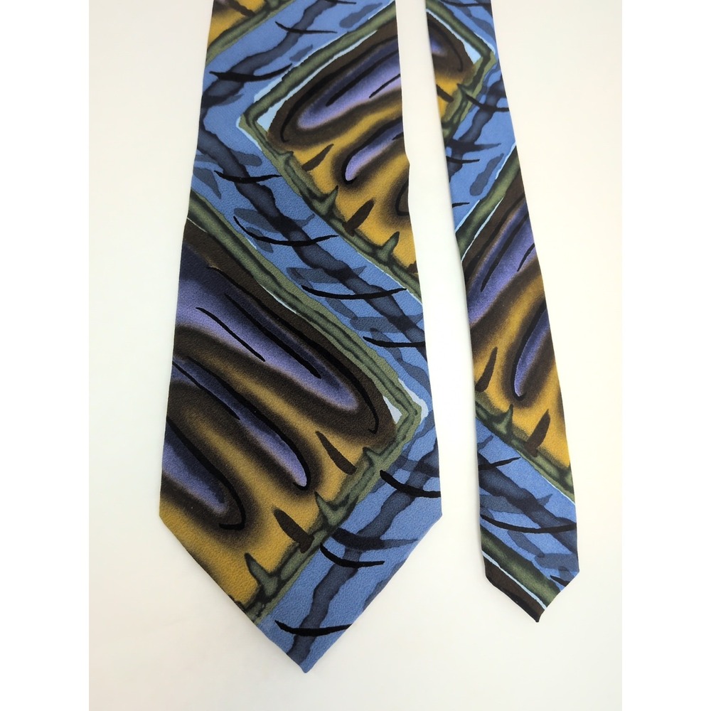 J Garcia Floating Planes 17 Tie  Silk 58" x4"